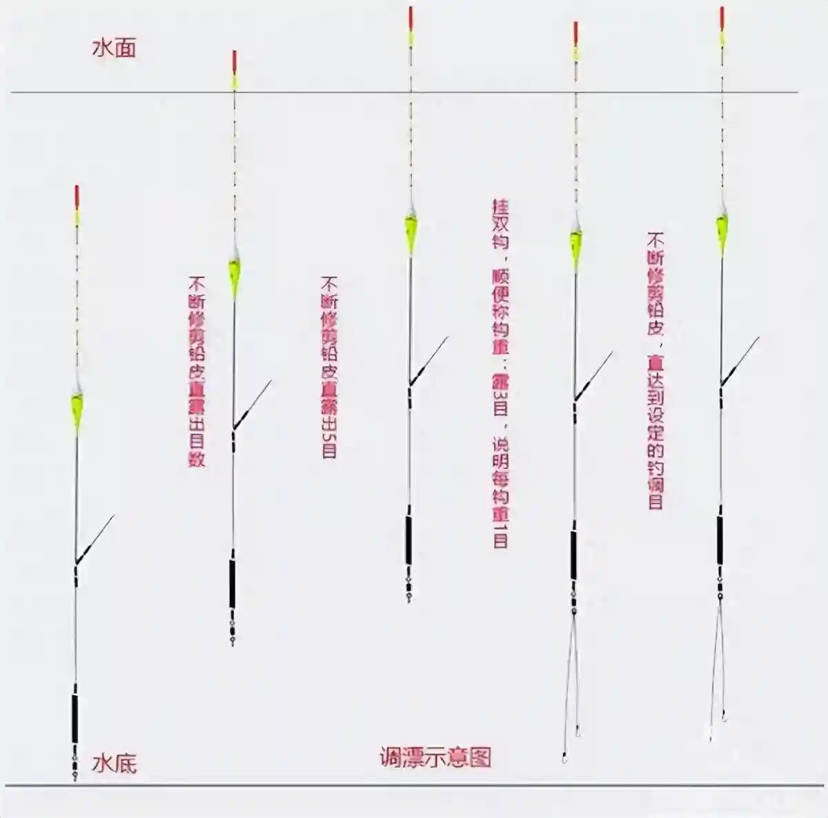 台钓入门调漂，看这一篇就够了！